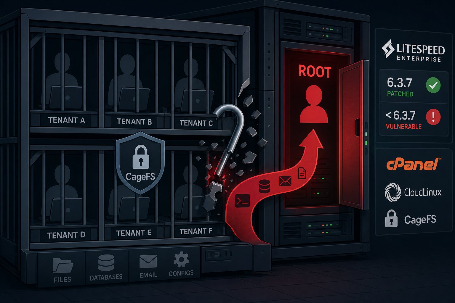 LiteSpeed Enterprise's Root Access Flaw: One Tenant Can Own the Whole Server