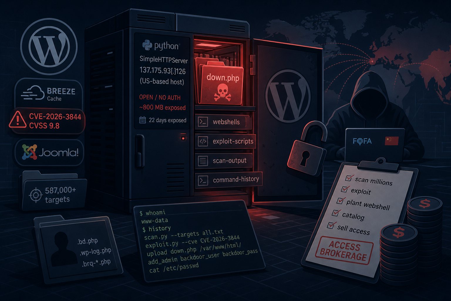 WP-SHELLSTORM: Hacker's Open Server Exposed 25,000 Backdoored WordPress Sites